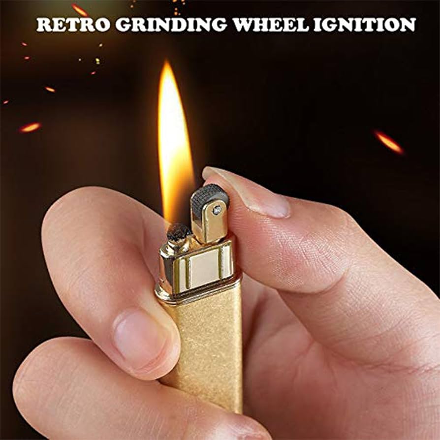 Amazon.co.jp: アンティークレトロライター、超薄型金属キャンドル